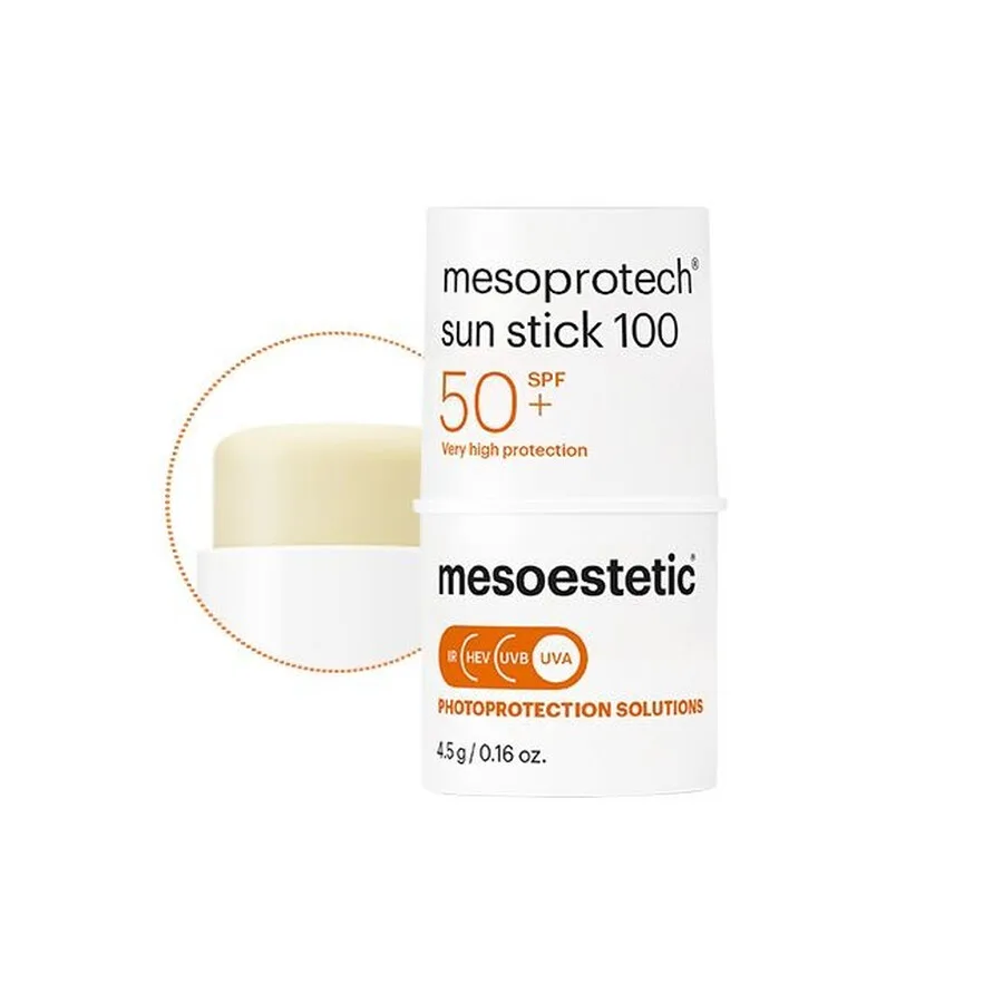 Mesoestetics Mesoprotech Солнцезащитный восстанавливающий стик 100+ 0,16 унции (1,5 г) для ухода за кожей 8436024750560 — фото 2
