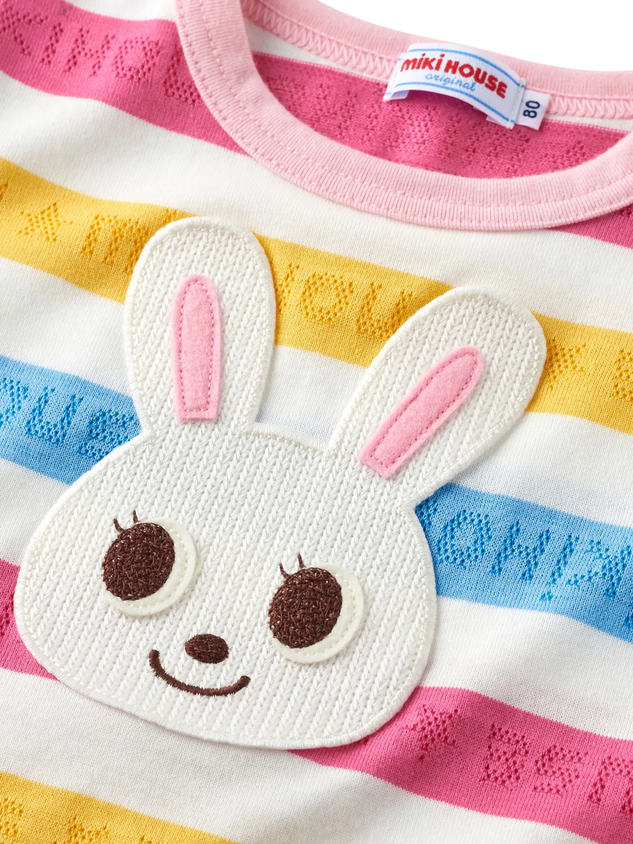 Футболка Rabbit Smile Miki House, розовый — фото 3