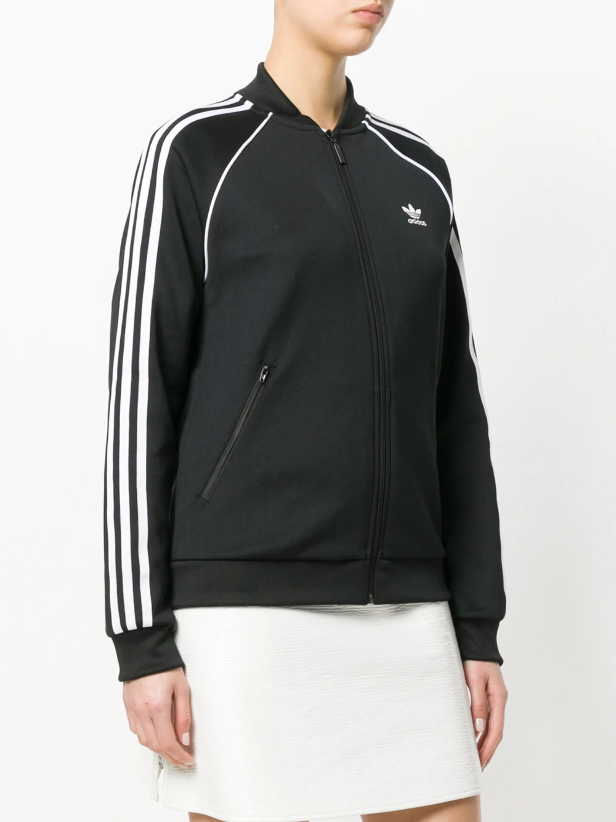Спортивная куртка Superstar Adidas, черный — фото 3