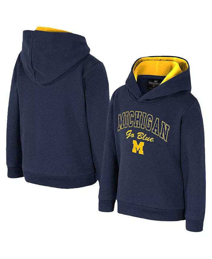 

Толстовка с капюшоном для малышей Navy Michigan Wolverines Centauri Colosseum