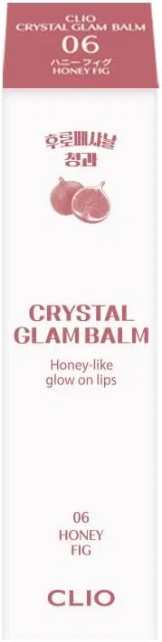 Бальзам для губ Clio — Crystal Glam Balm , 06 Honey Fig — фото 2