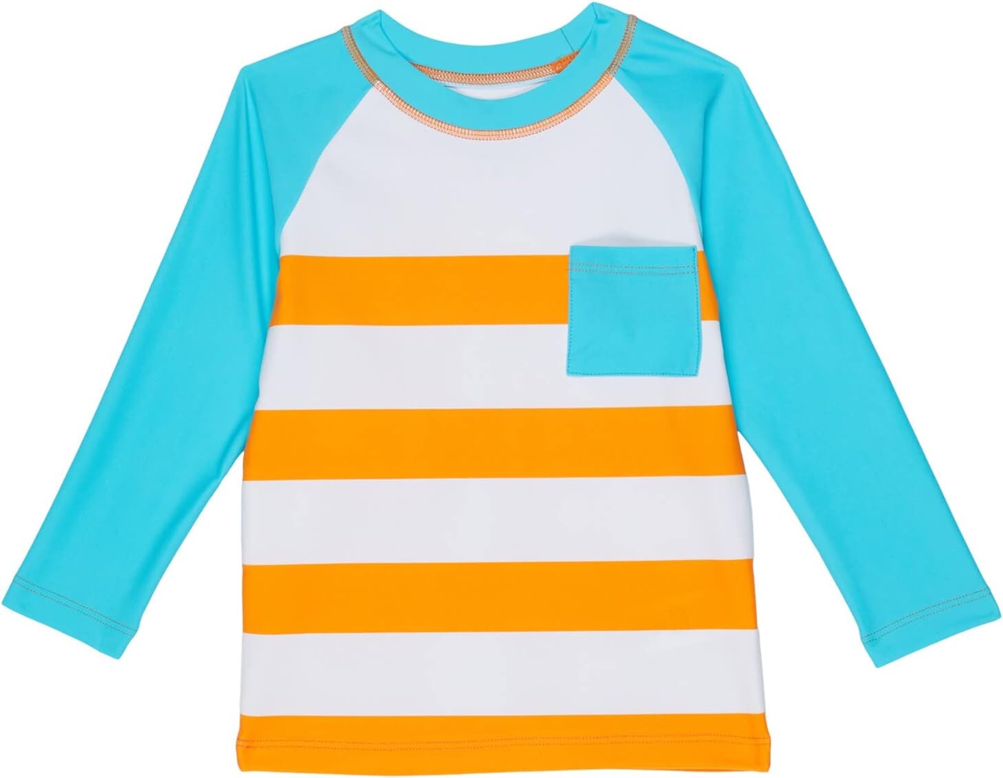 

Плавки Hatley Kids Orange Soda Stripes Long Sleeve Rashguard, белый