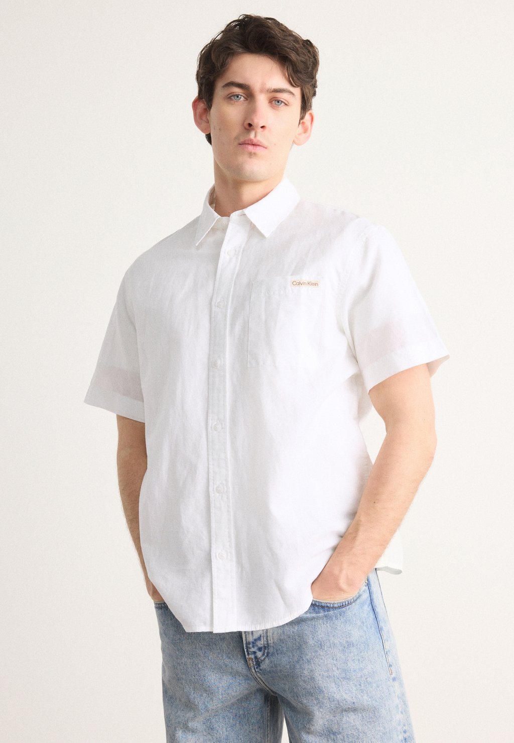 

Рубашка SHIRT Calvin Klein Jeans, белый