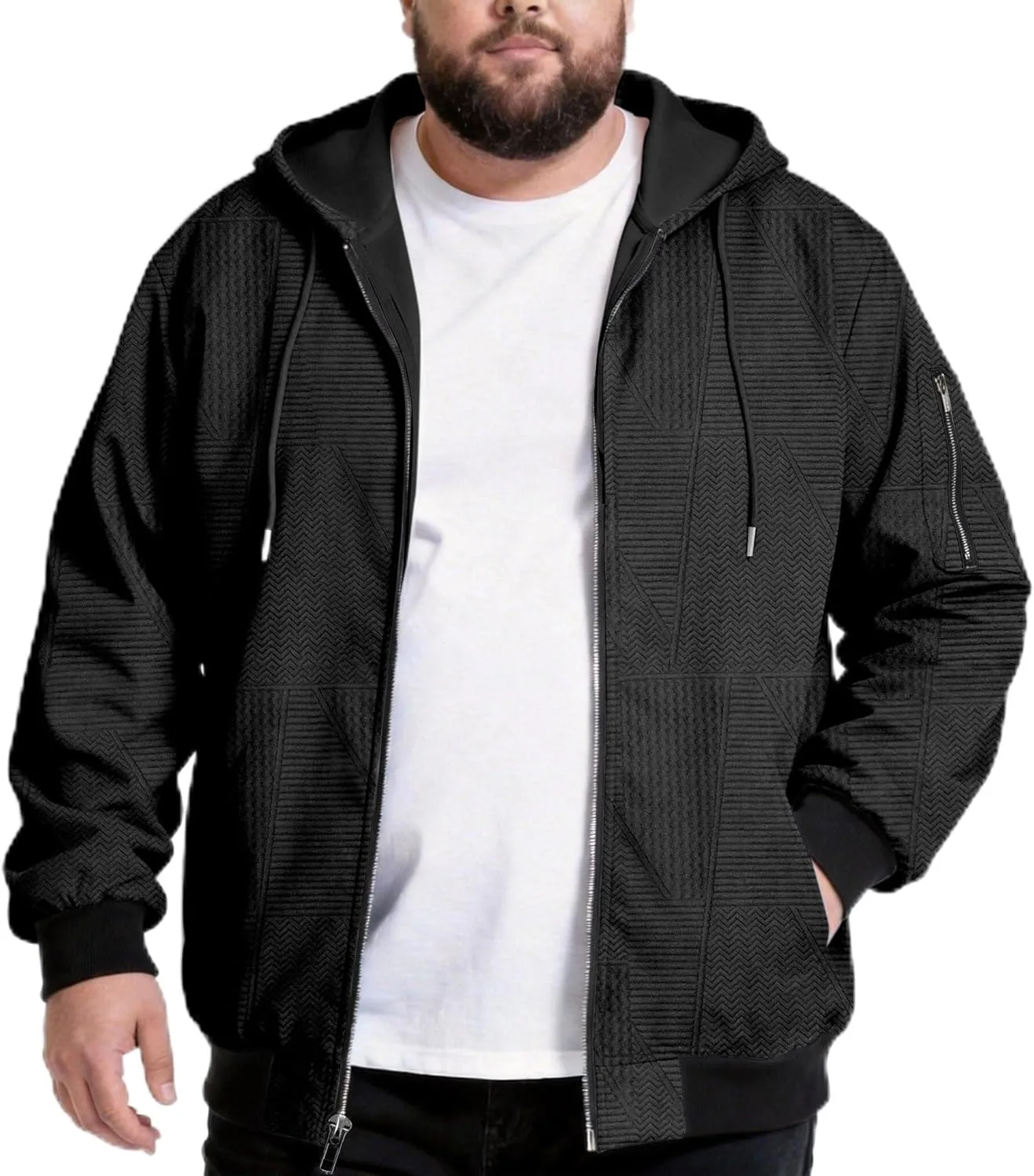 

Толстовка с капюшоном Big and Tall, Full-Zip SONICDEGREE
