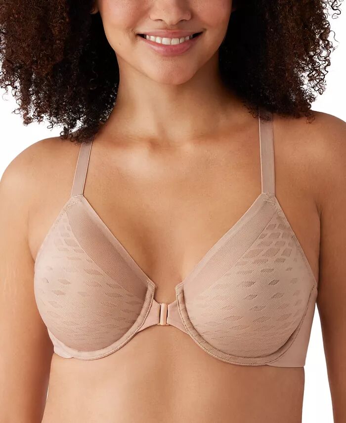 

Женский бюстгальтер на косточках Elevated Allure Front Close 855436 Wacoal, коричневый/бежевый