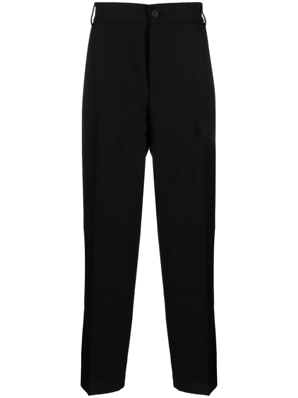 

Прямые брюки строгого кроя Versace Jeans Couture, черный