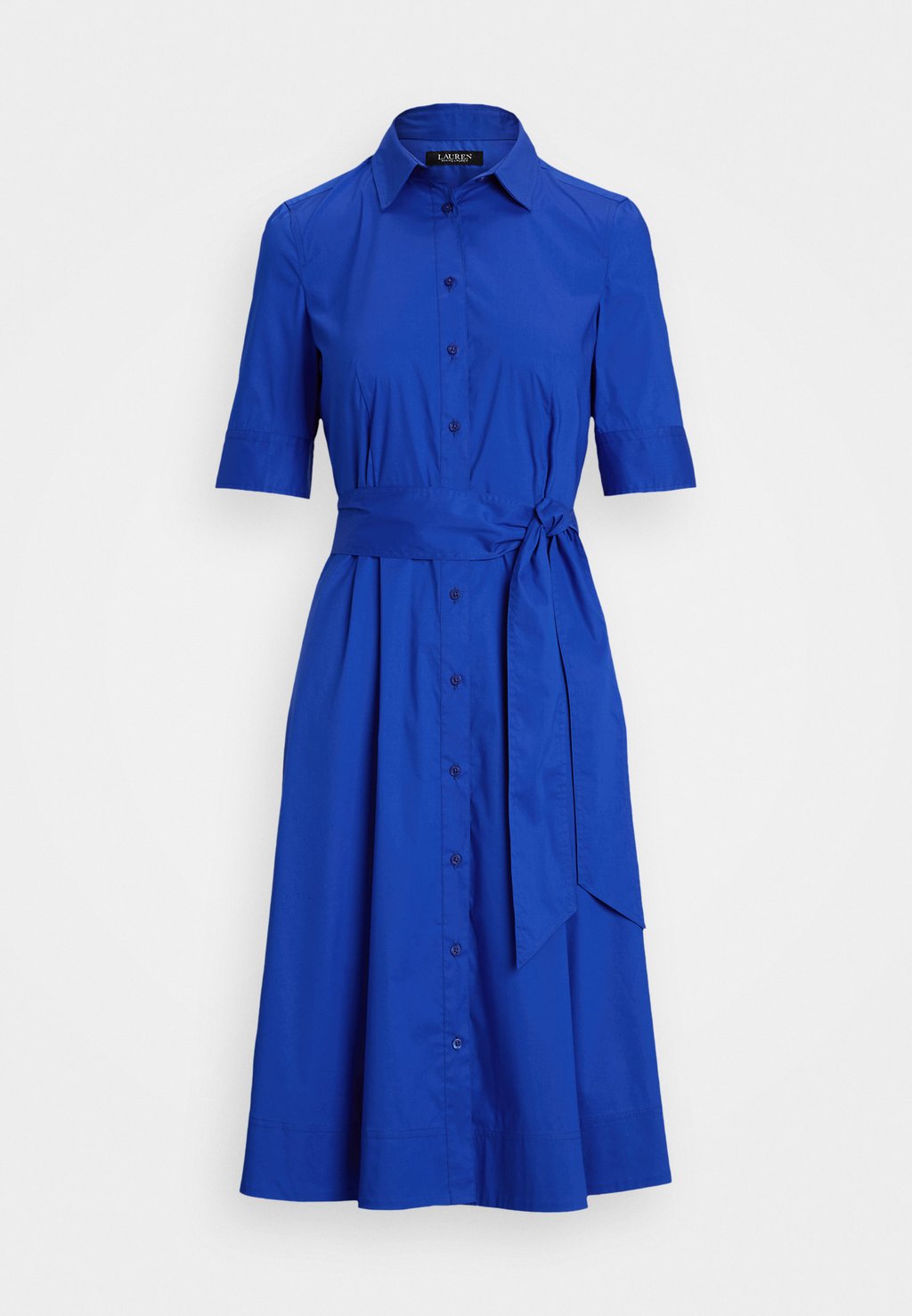 

Платье-рубашка COTTON BLEND SHIRTDRESS Lauren Ralph Lauren, синий