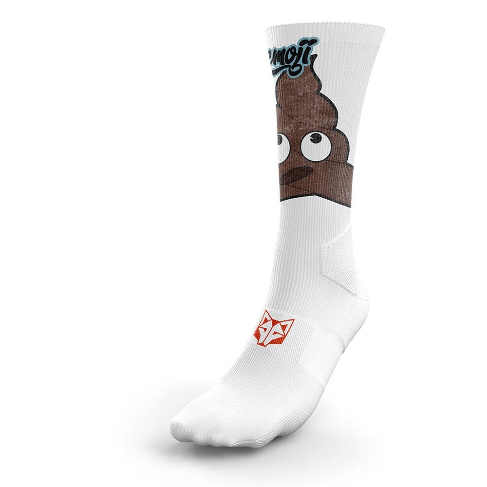 

Носки Otso Emoji Déjà Poo, белый
