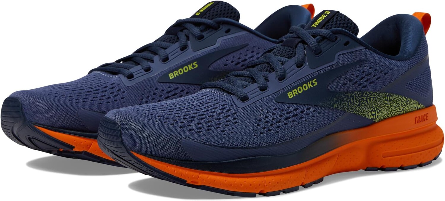

Кроссовки Trace 3 Brooks, цвет Iris/Red Orange/Sulphur
