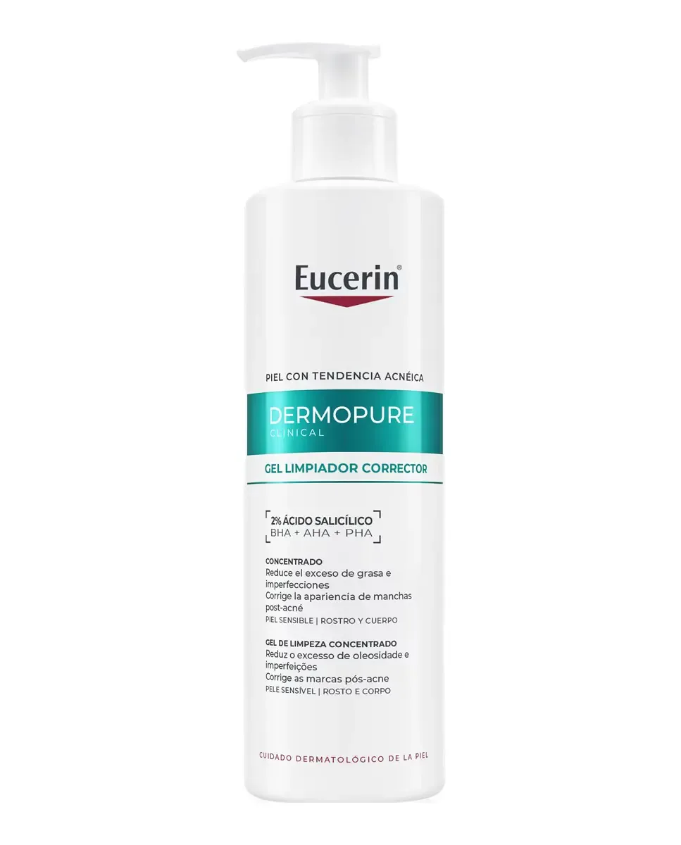 Гель для умывания Eucerin — Корректирующий очищающий гель DermoPure Clinical, 400 мл