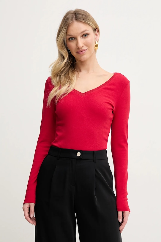 

Лонгслив Morgan, красный