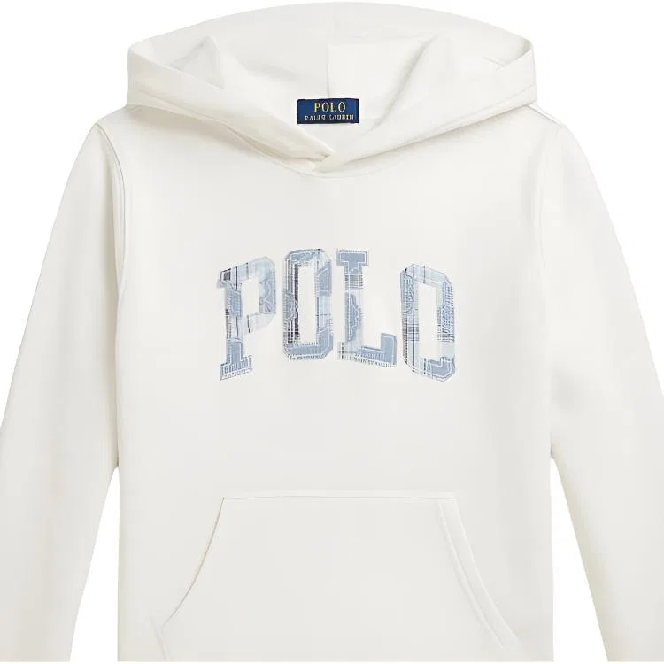 Свитшот классический детский Polo Ralph Lauren белый — фото 4