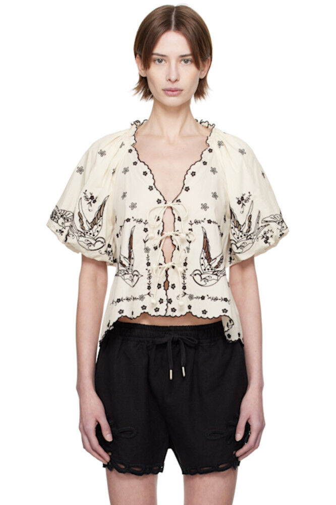 

Рубашка Кингсли цвета «Off-White» SEA NY