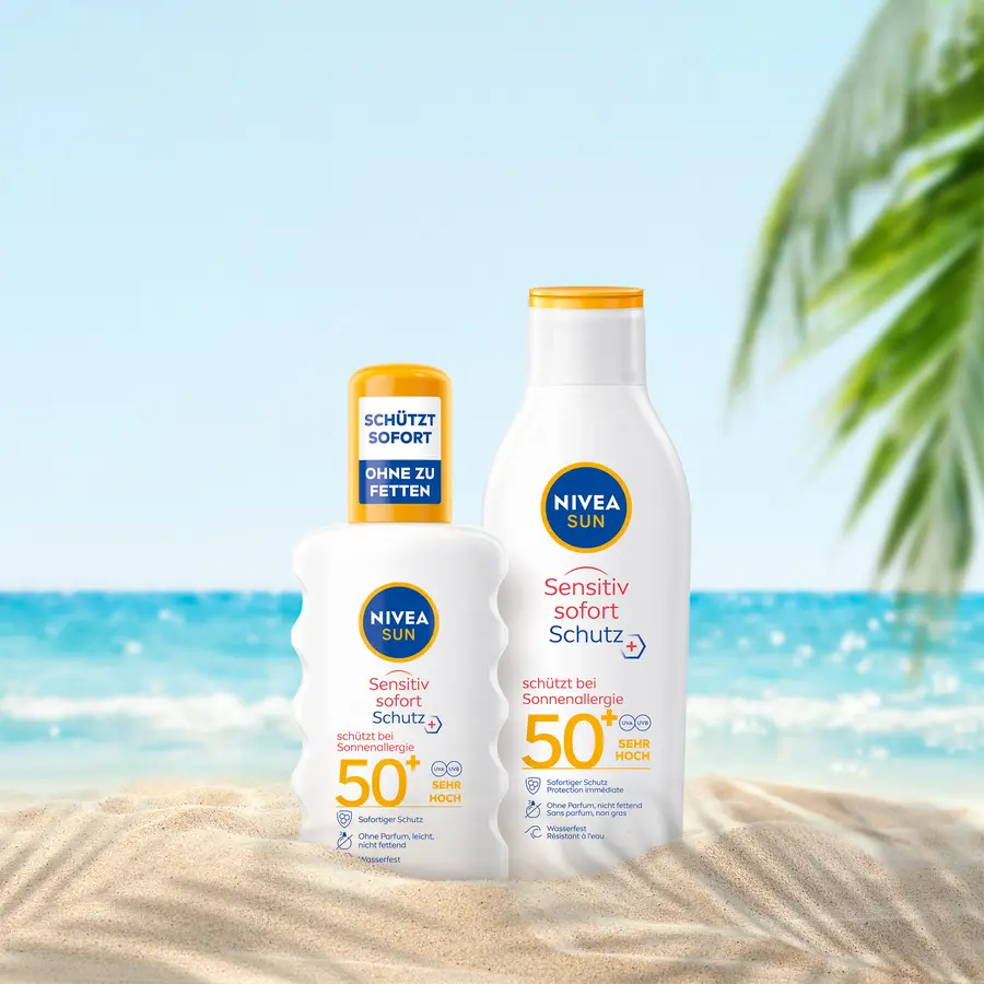 Солнцезащитный крем NIVEA SUN Sensitiv Sofort-Schutz Sonnenspray LSF 50+ — фото 3