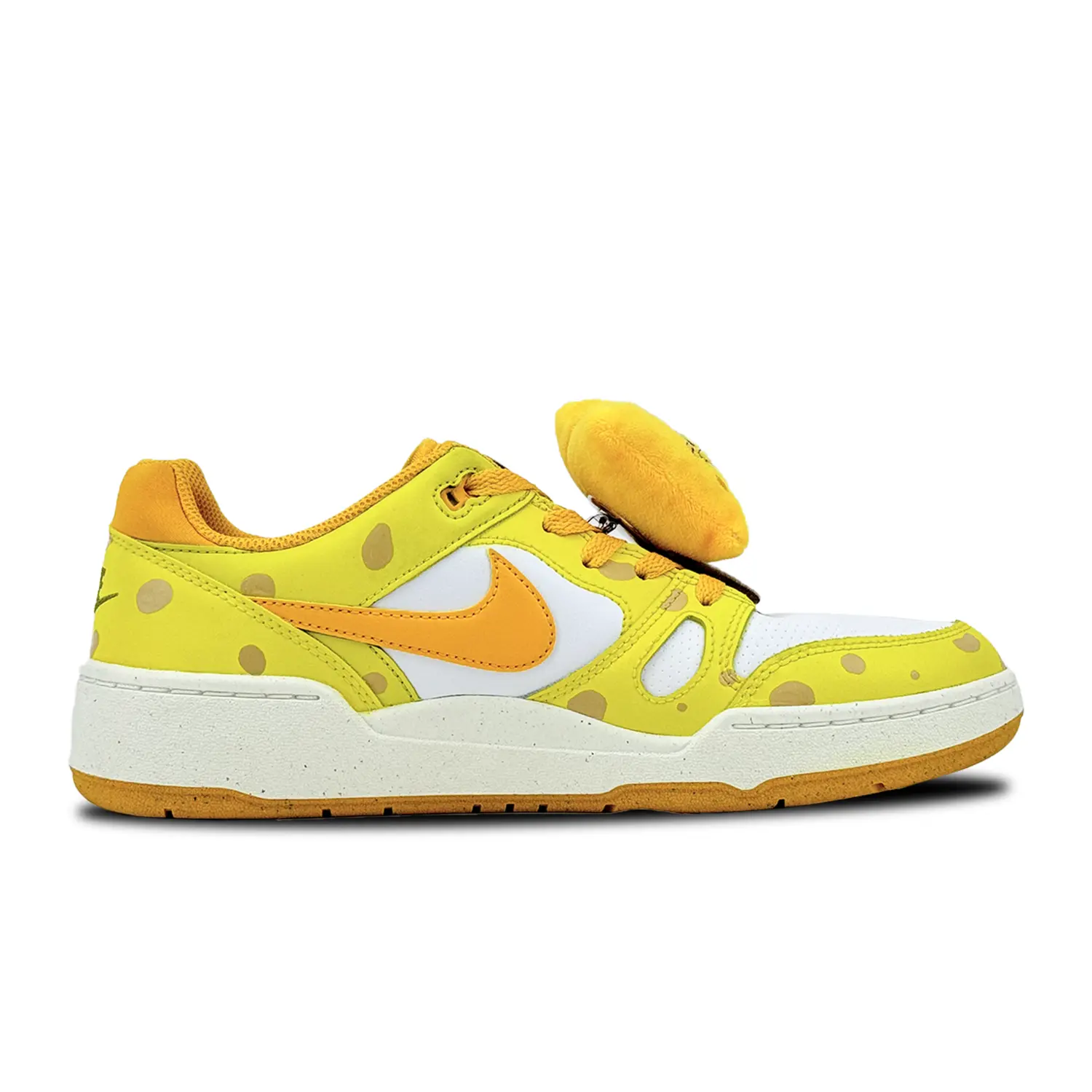 

Кроссовки Nike Full Force Skateboarding Shoes Men Low-top Yellow/White, желтый