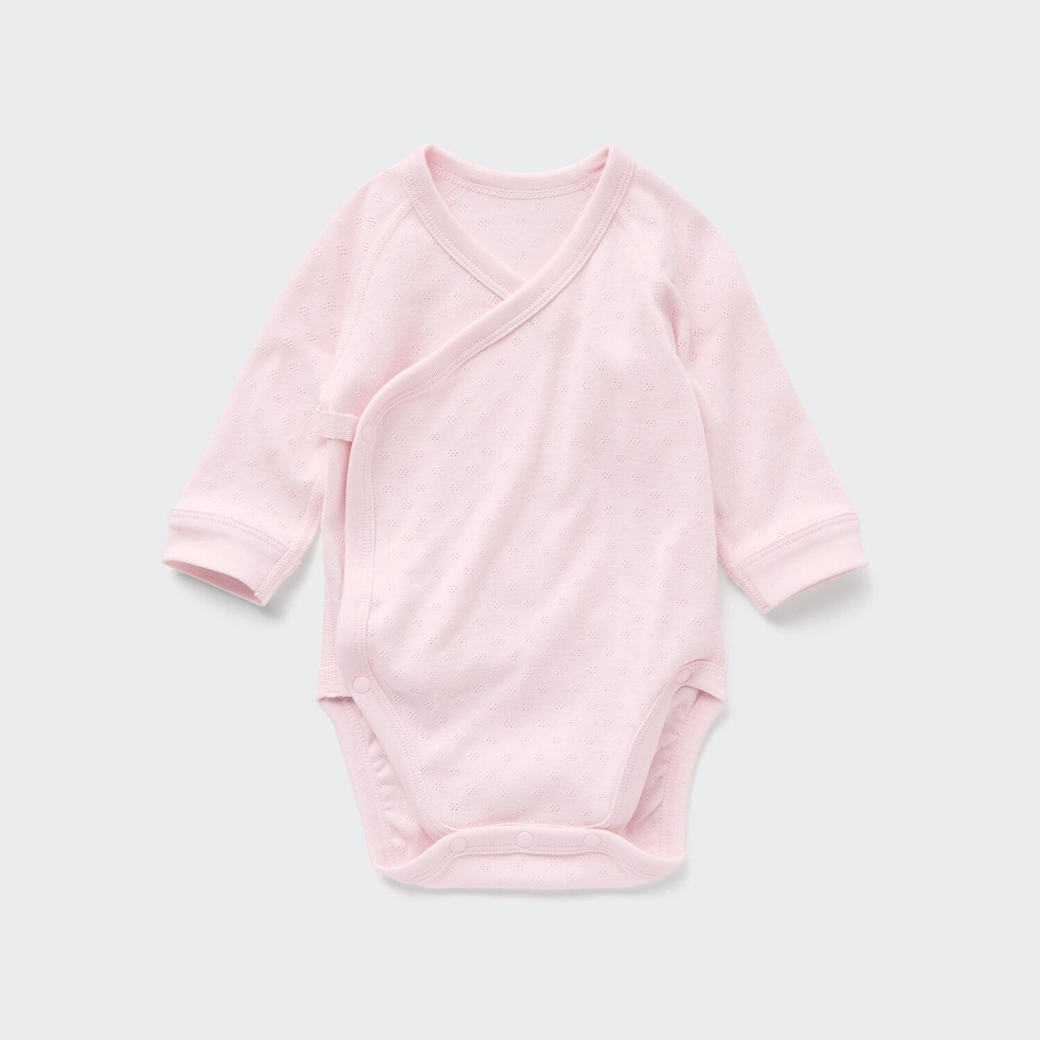 

Боди UNIQLO с длиннми рукавами, розовый