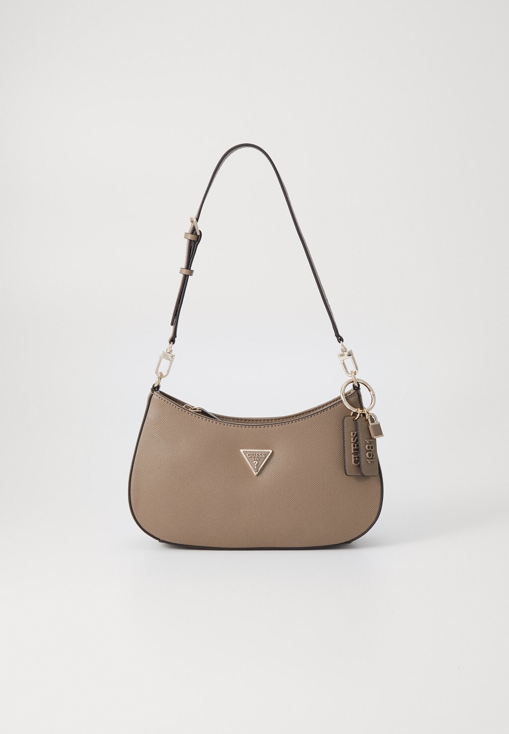 

Сумочка NOELLE TOP ZIP SHOULDER BAG Guess, серо-коричневый
