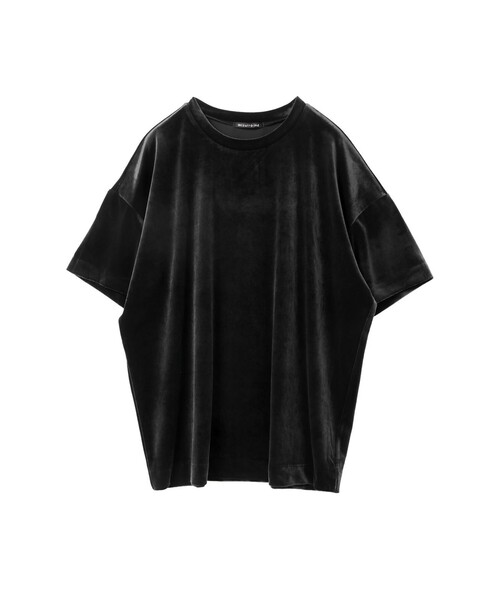 

Mizuiroind Футболка широкая велюровая Mizuiro ind, черный