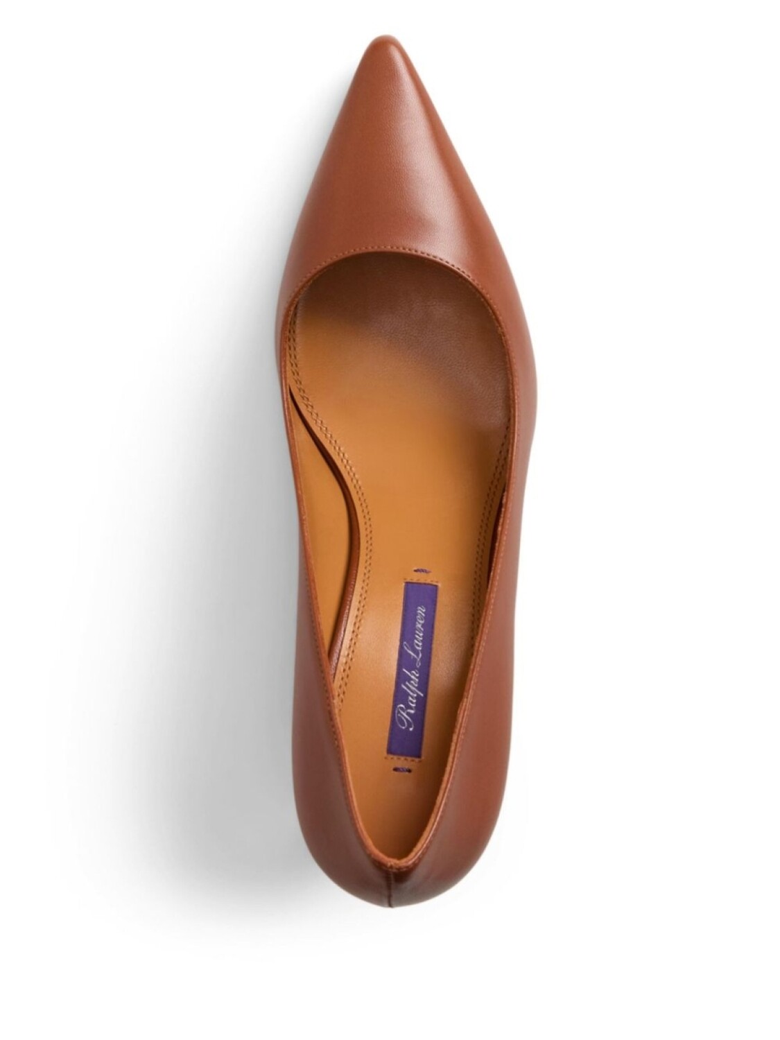 Туфли-лодочки Lanette 70 мм из коллекции Ralph Lauren Ralph Lauren Collection, коричневый — фото 4