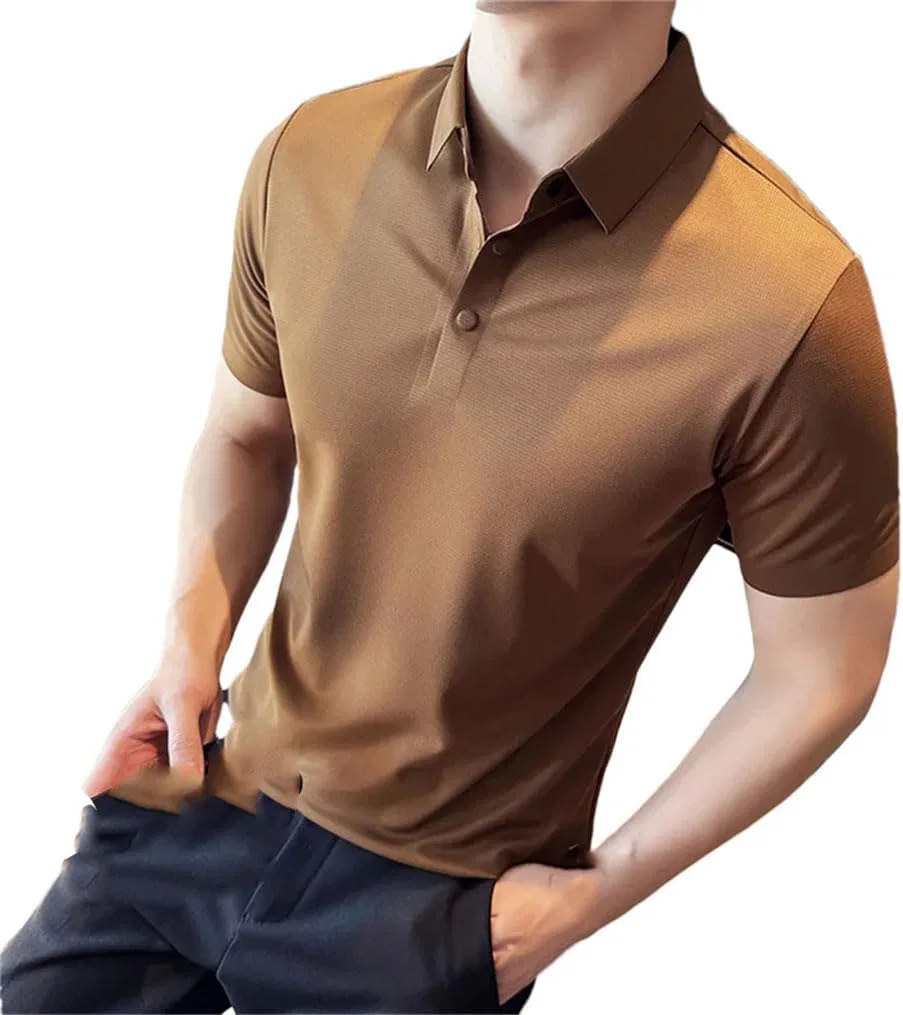 Мужское поло для гольфа и тенниса, Dark Brown