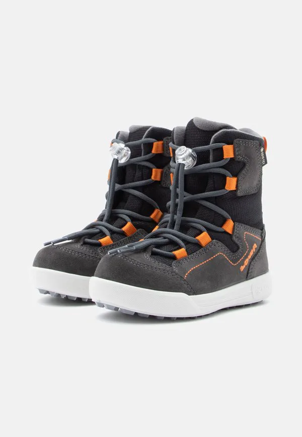 Ботинки raik 2 gtx hi jr унисекс на шнуровке Lowa, Schwarz/Orange — фото 2