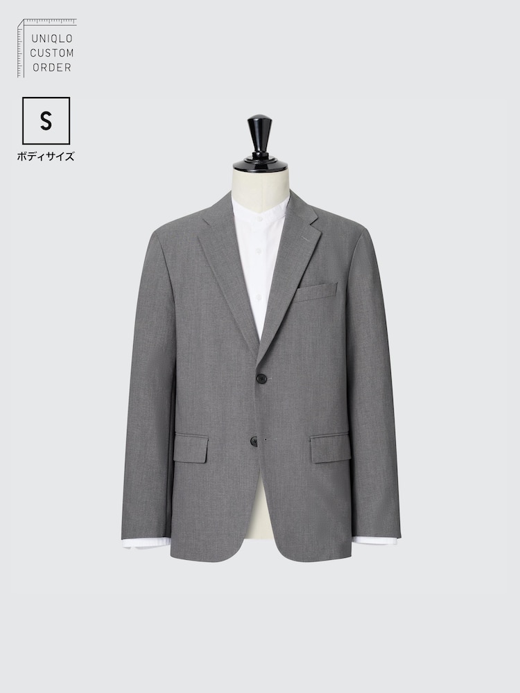 

Пиждак kando Uniqlo, светло-серый