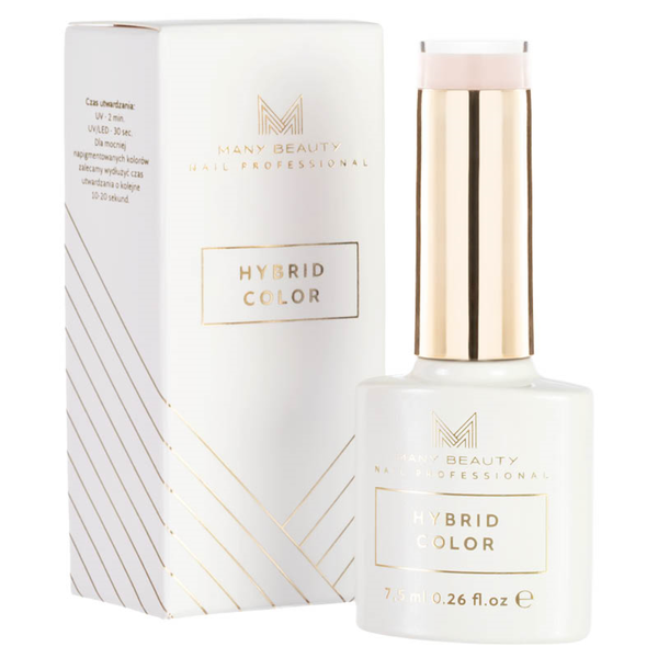 

Гибридный лак для ногтей 104 ivory elegant, 7,5 мл Many Beauty Nail professional hybrid color uv, цвет 104 ivory elegance