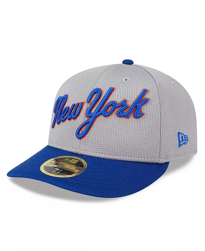 

Мужская серая бейсболка New York Mets 2024 Batting Practice Low Profile 59FIFTY Fitted Hat New Era