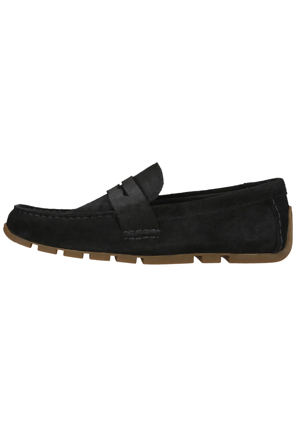 Кроссовки низкие на гибкой подошве Clarks, 2250 navy suede — фото 3