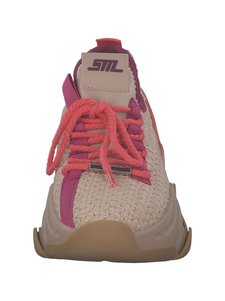 Элегантные туфли на шнуровке Steve Madden, цвет blush/coral multi — фото 4