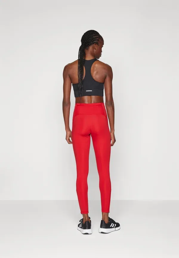Трикотажные штаны для бега Adidas Performance, командный красный — фото 3