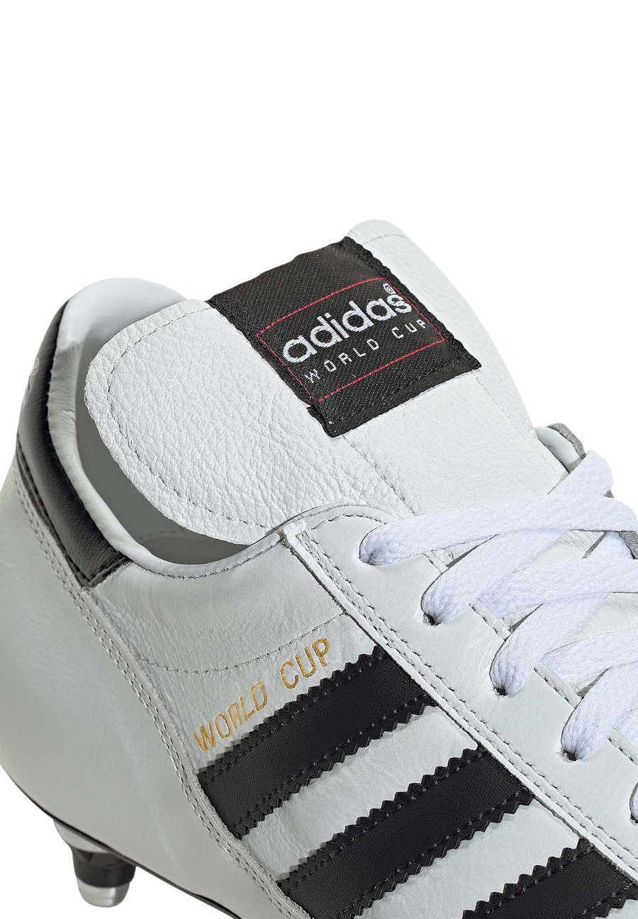 Кроссовки Adidas Performance WORLD CUP SOFT GROUND, Ftwr White Core Black Gold Met/White — фото 4
