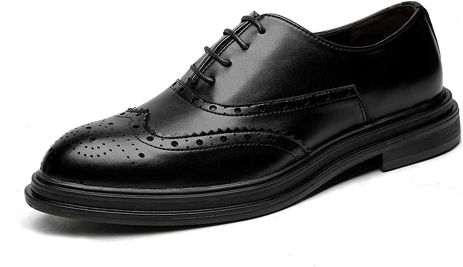 

Мужские классические туфли KYOESCAI с шнуровкой, деловые формальные, удобные броги, дерби и оксфорды, черный