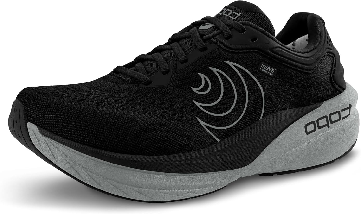 

Мужские кроссовки Topo Athletic Phantom 4 WP для бега по дороге, легкие и удобные, с перепадом пятки 5 мм, черный/угольный