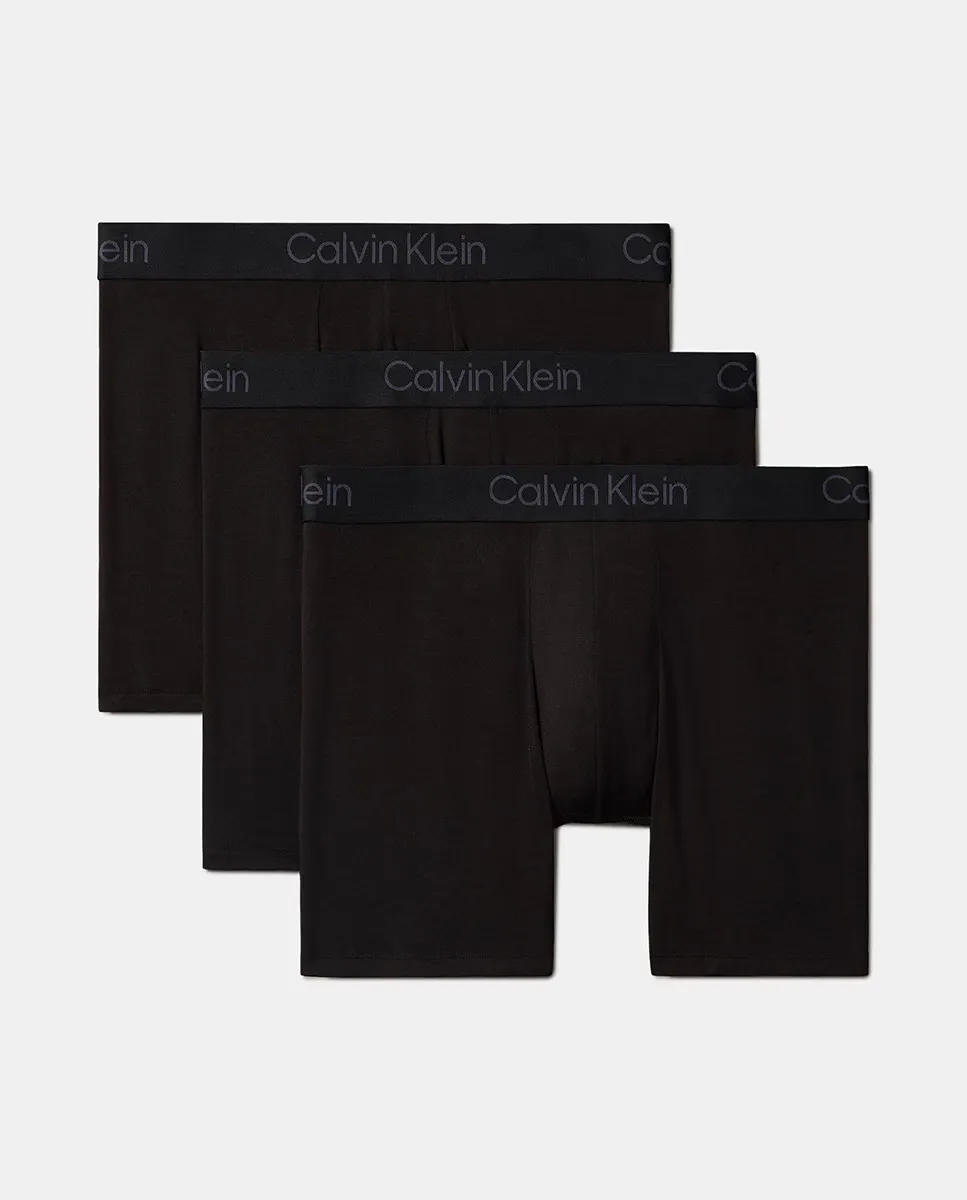 

Упаковка из 3 длинных боксеров Calvin Klein, черный