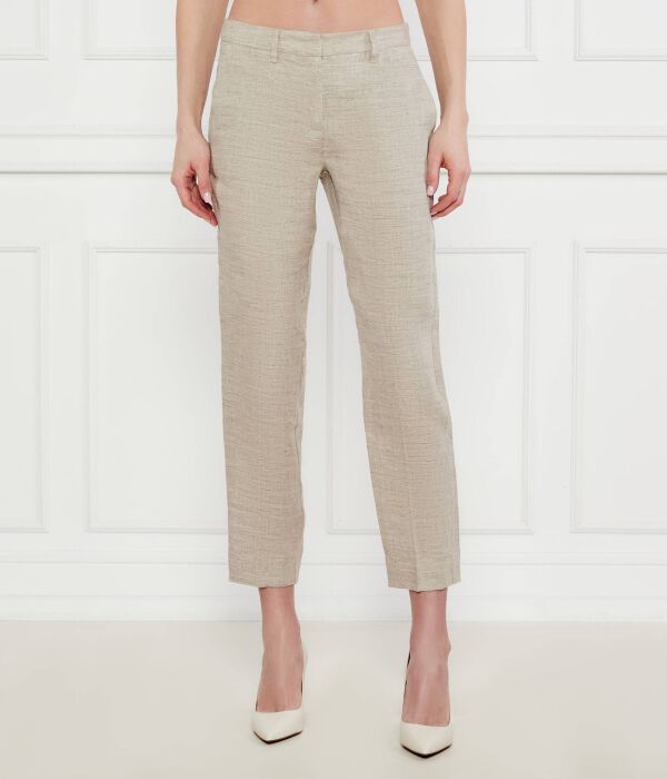 

Льняные брюки Перуджа Regular fit Marella, желтый