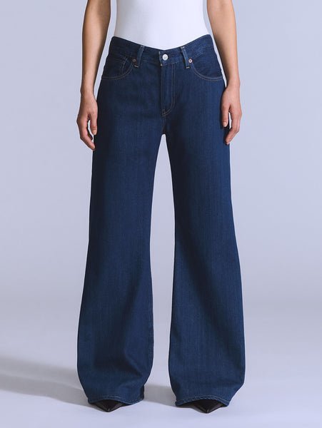 Джинсы свободного кроя BLUETAB CARVE, темно-синие, произведено в Японии. Levi'S, Medium Indigo - Flat Finish