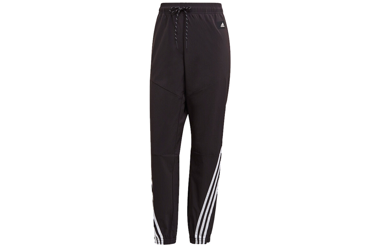

Трикотажные спортивные штаны женские черные Adidas