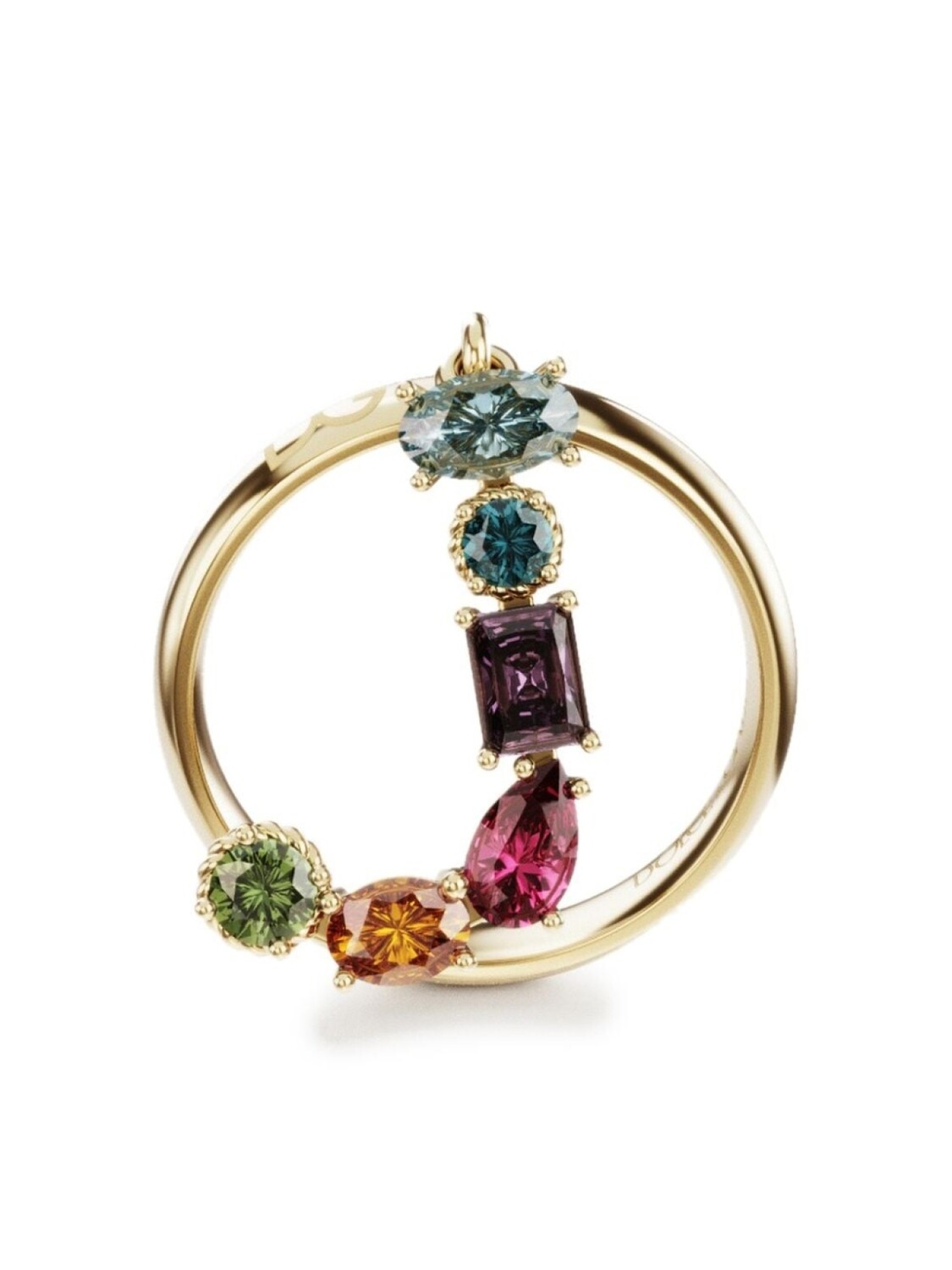 

Кольцо Rainbow Alphabet J из желтого золота Dolce & Gabbana, золотой