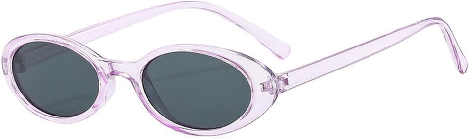 

Маленькие овальные солнцезащитные очки для женщин и мужчин, модные винтажные хип-хоп очки «кошачий глаз» с леопардовым принтом, панк-очки, защита от ультрафиолета UV400 generic, Purple-black