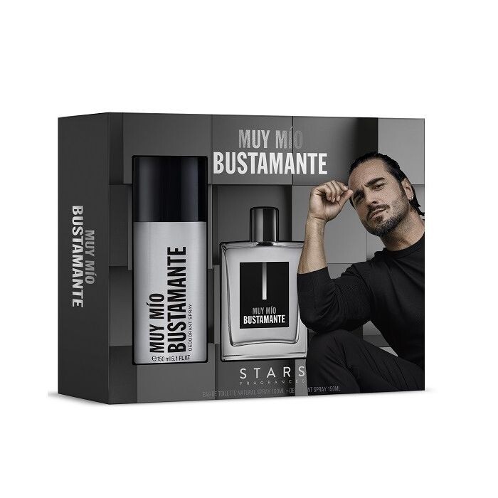 

Мужская туалетная вода Bustamante Muy Mío Estuche David Bustamante, EDT 100 ml + Desodorante 150 ml