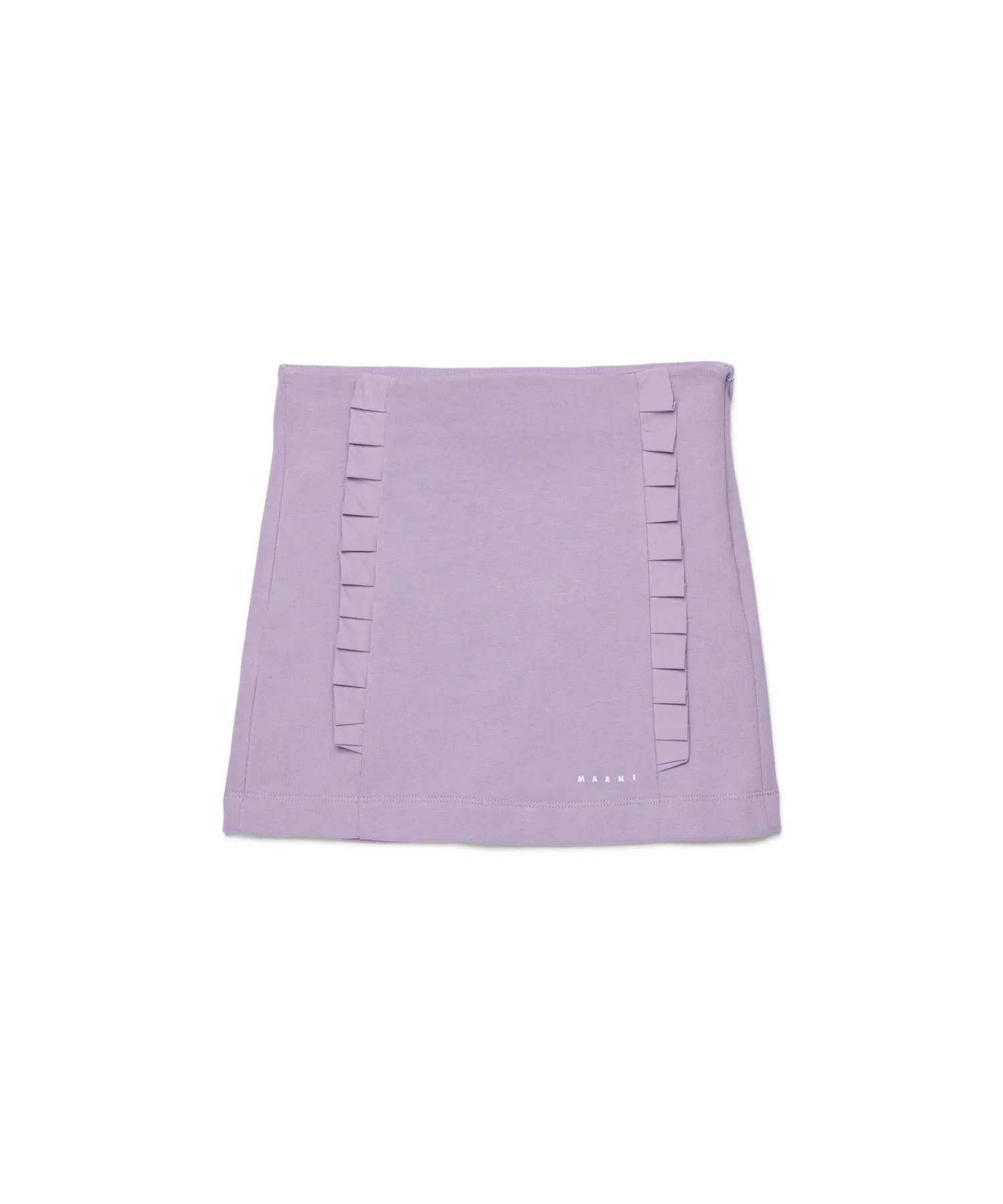 Детская юбка MARNI из хлопка фиолетового цвета