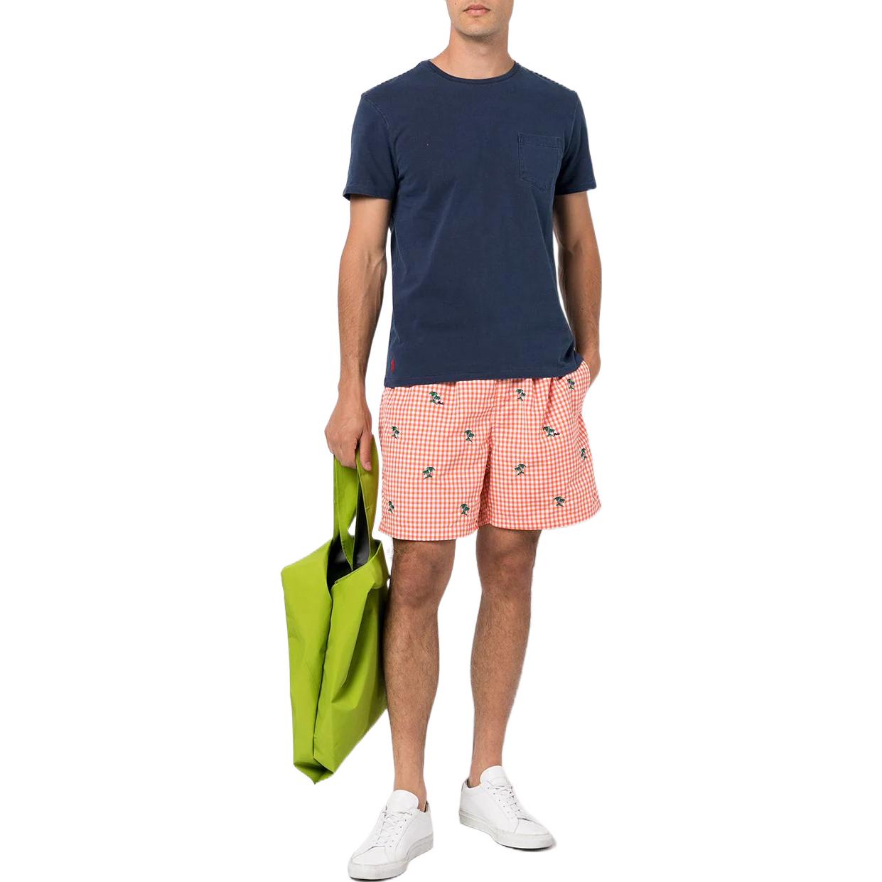 Футболка мужская морская синяя Polo Ralph Lauren — фото 2