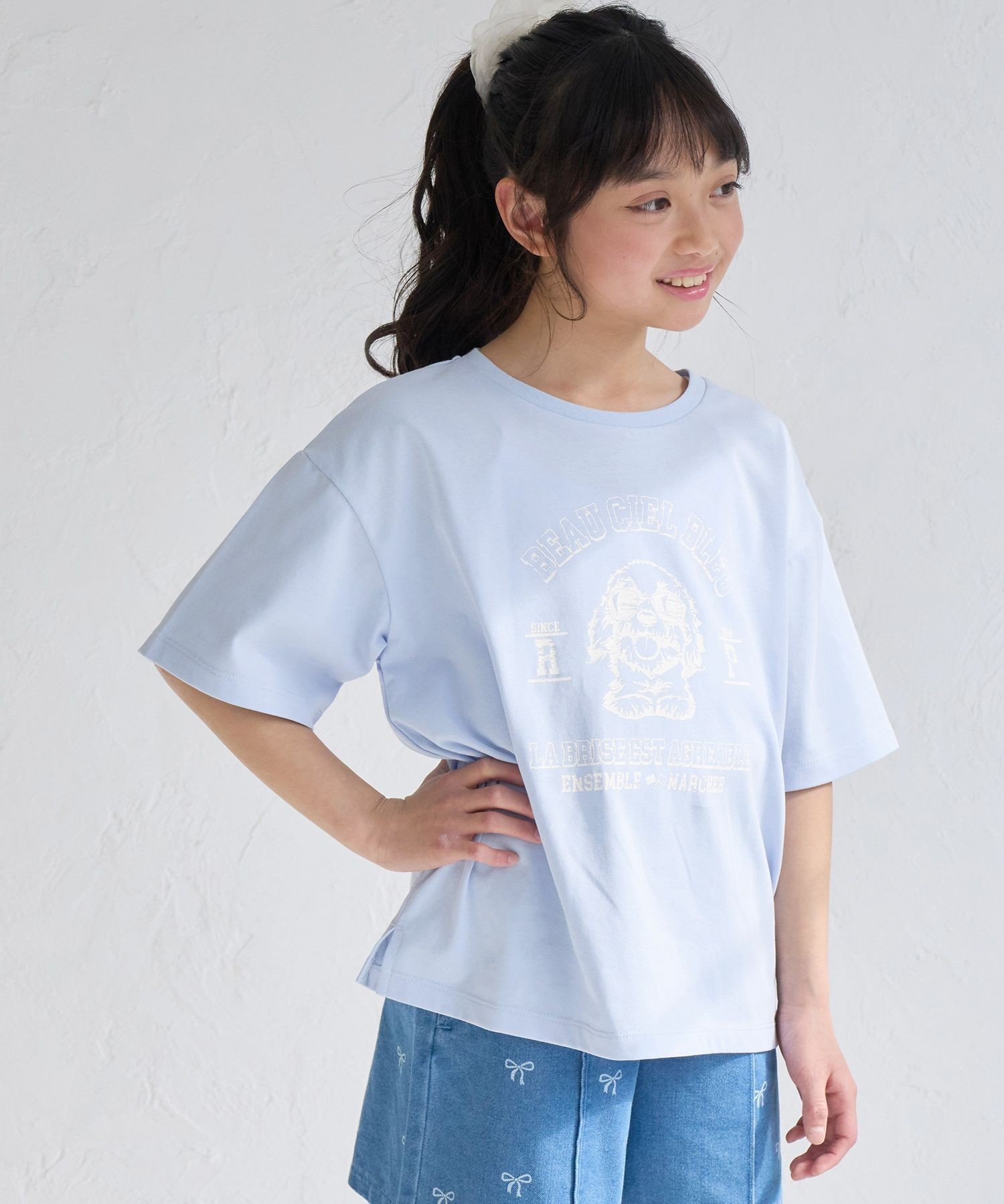 Топ с принтом собаки ROPE' PICNIC KIDS, Off-white (15) — фото 4
