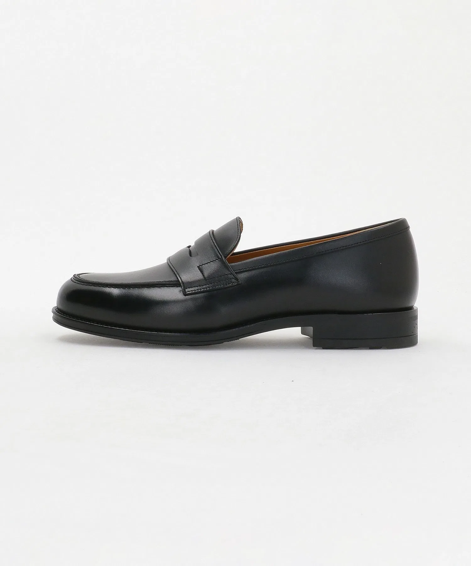Мужские кожаные лоферы A DAY IN THE LIFE UNITED ARROWS чёрные