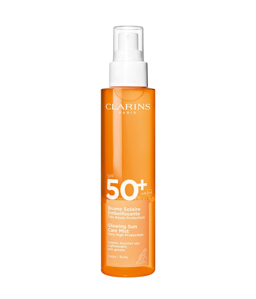 

Солнцезащитный спрей CLARINS Brume Solaire Embellisante Corps SPF 50+, 150 ml
