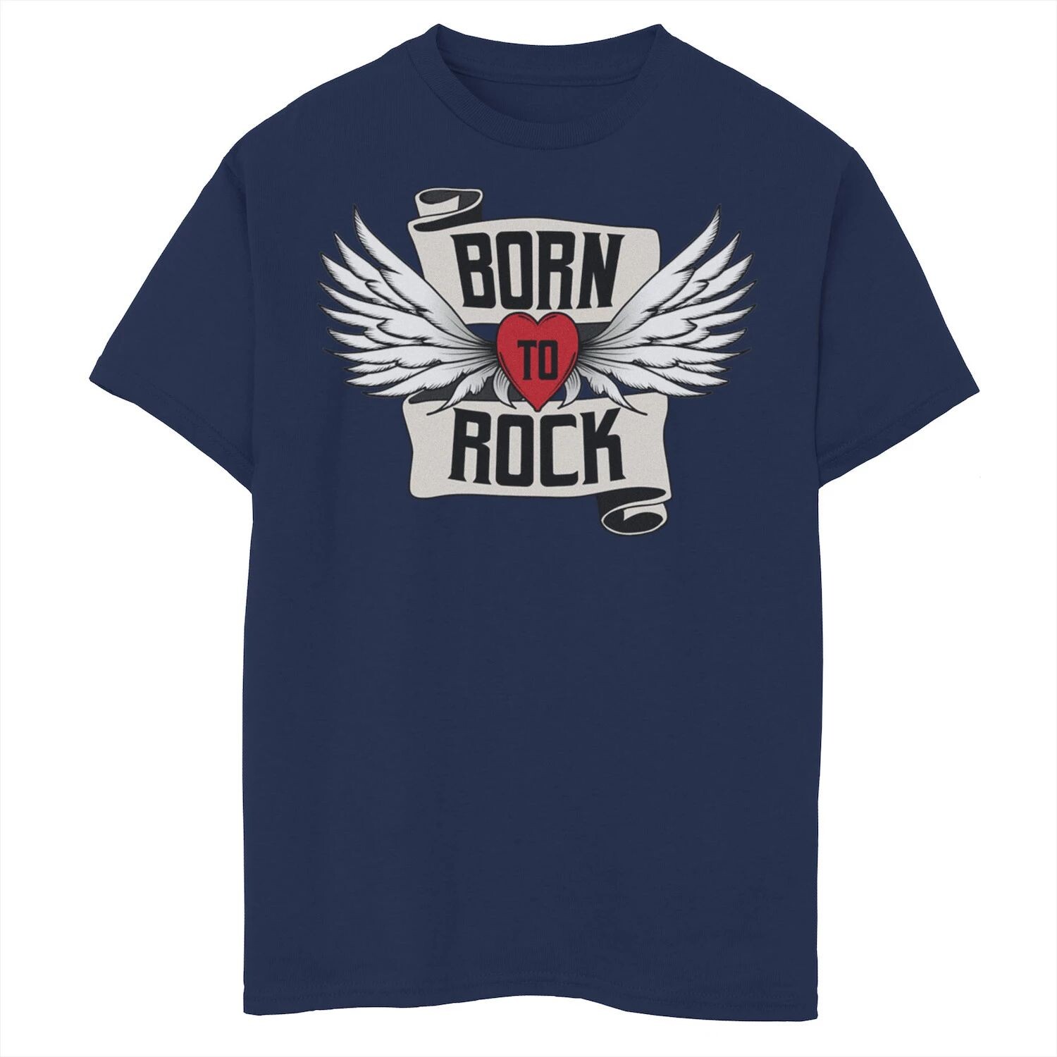 

Футболка с рисунком Fifth Sun Born To Rock Heart Wings для мальчиков 8–20 лет Fifth Sun