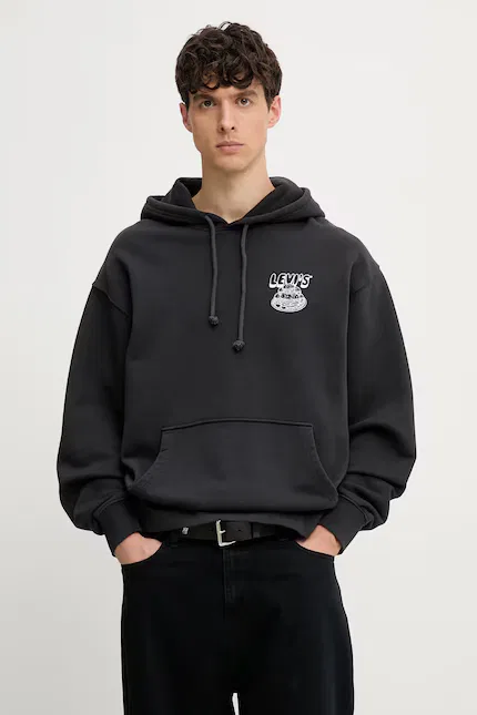 Худи Levi's Relaxed Fit, черный