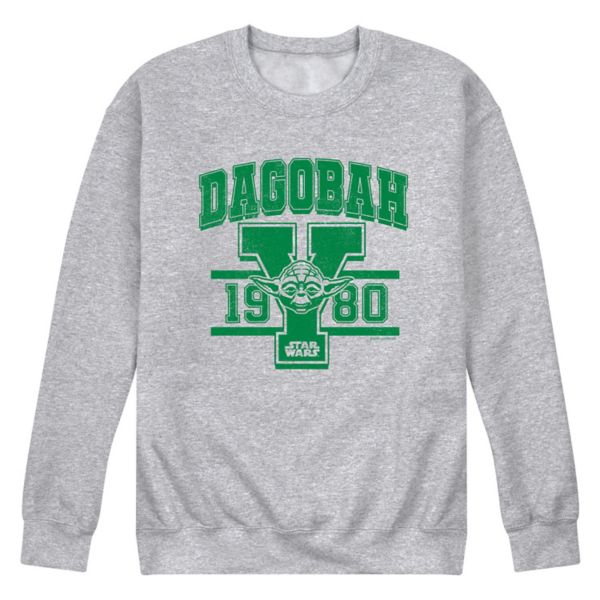 

Мужская толстовка с капюшоном Yoda Dagobah в университетском стиле Star Wars, серый