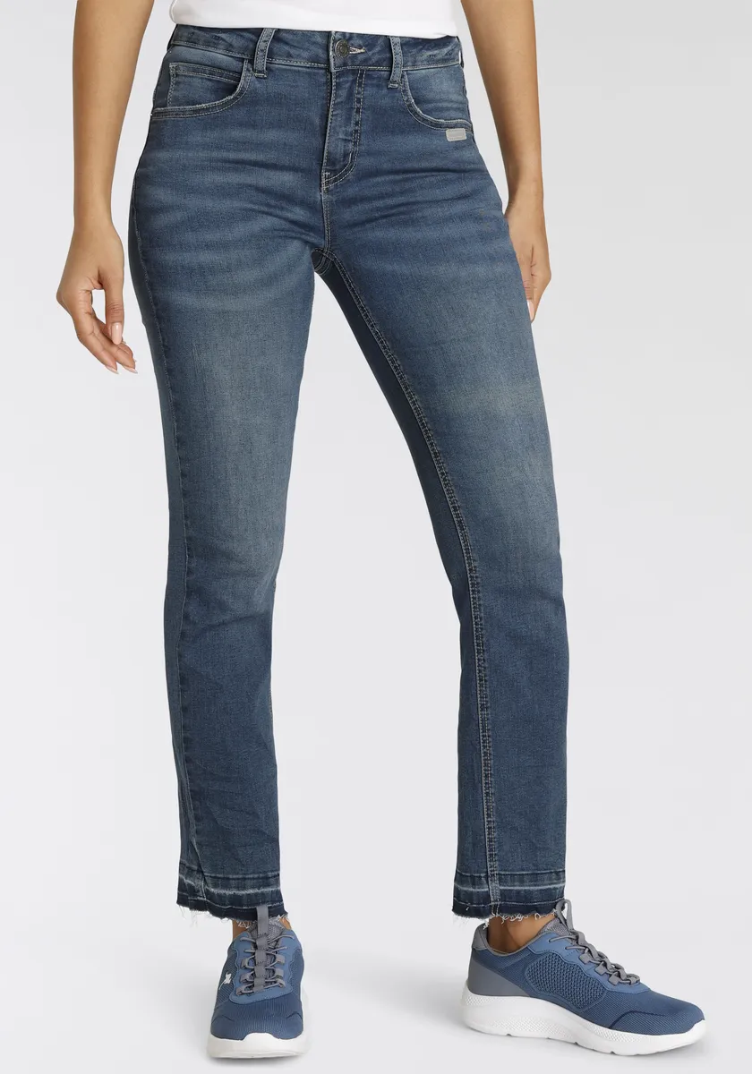 

Джинсы KangaROOS 7/8 "CULOTTE JEANS", с потертым краем - НОВАЯ КОЛЛЕКЦИЯ, синий